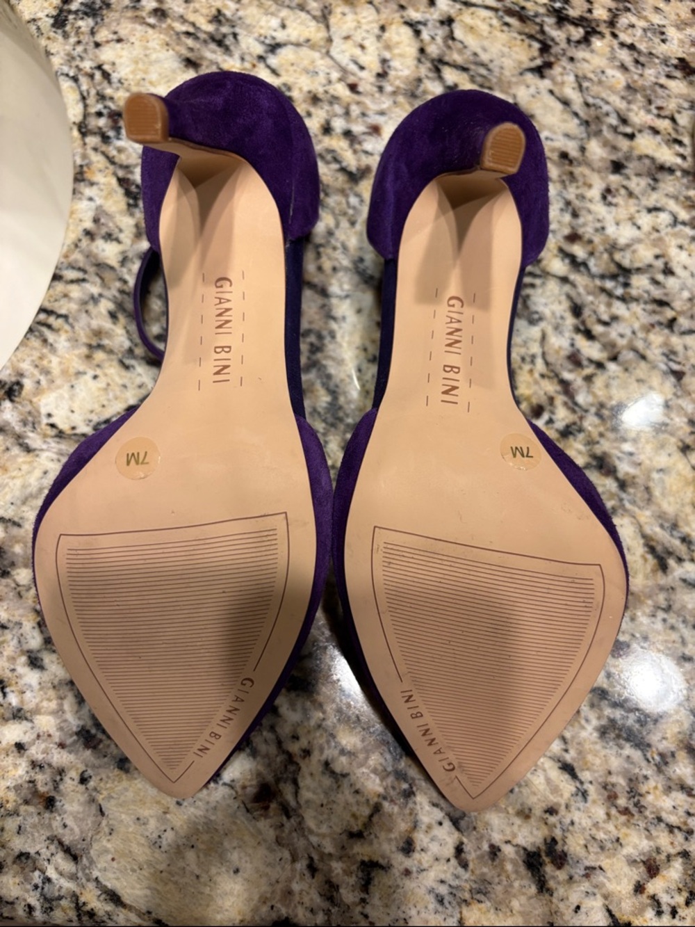 Gianni Bini Vibrant Purple Heels - Picture 5 of 5